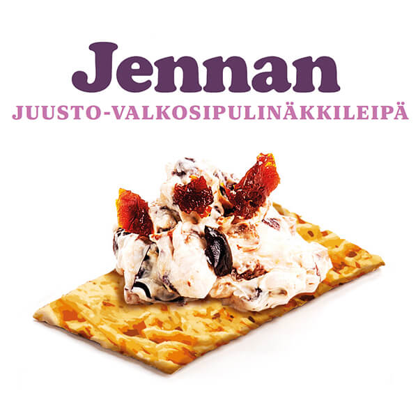 Jennan - JUUSTO-VALKOSIPULINÄKKILEIPÄ