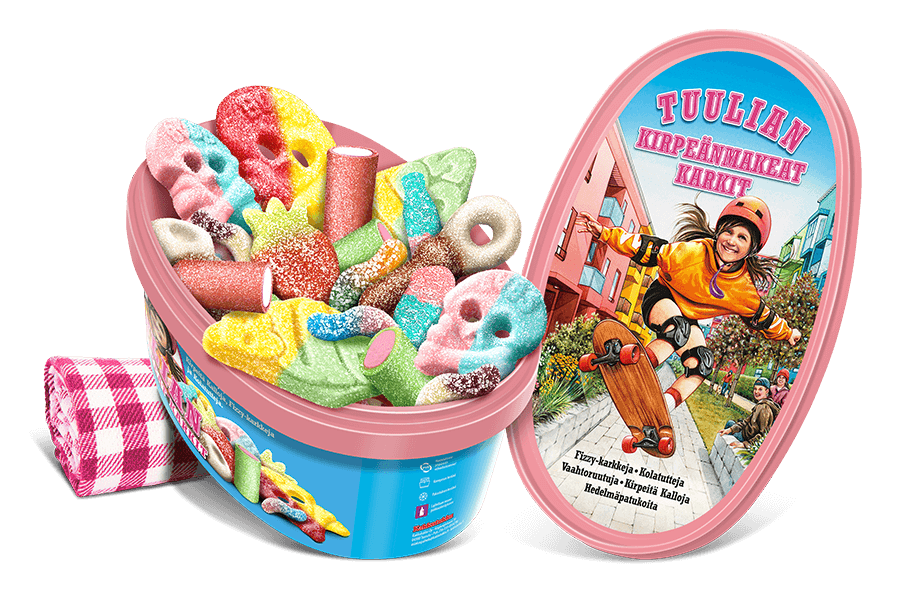 Tuulian Kirpeänmakeat Karkit